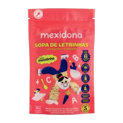 Sopa De Letrinhas Mexidinha Com Legumes E Franguinho 90g